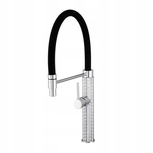 Mitigeur de cuisine Samba Diamond à bec flexible, coloris Chrome, vue produit