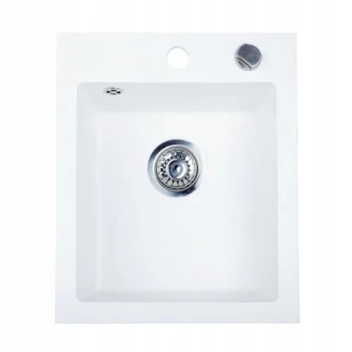 Évier en granit Rigo 1 bac compact 48,5 × 40,5 cm